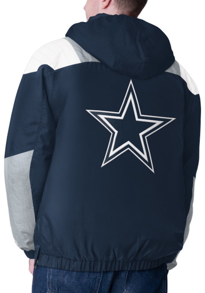 Dallas Cowboys Mens Charger NAVY Pullover Jackets - 41025380
