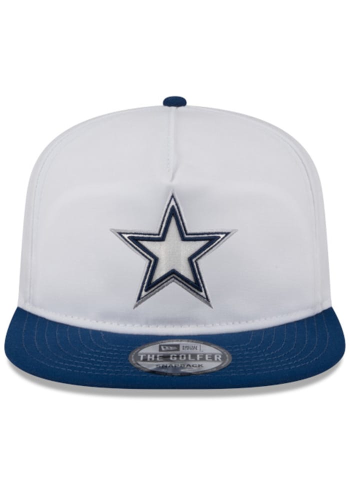 New Era Dallas Cowboys White 2024 Training Camp Golfer Mens Snapback Hat