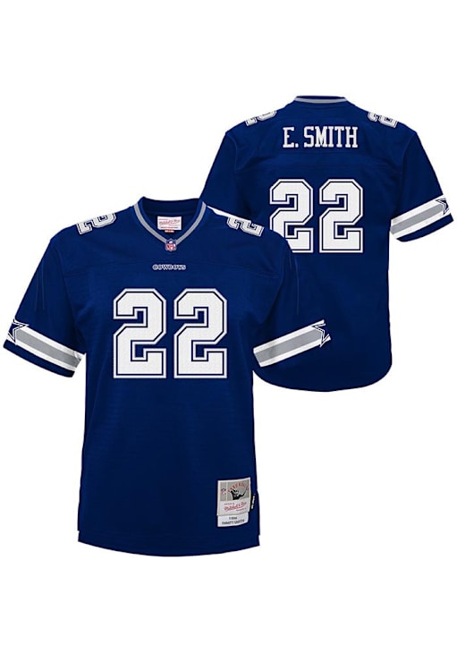 Dallas Cowboys Emmitt Smith Youth Legacy Road NAVY Football Jersey