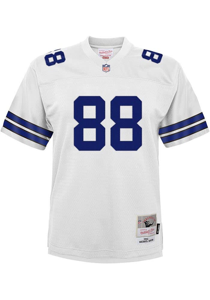 Dallas Cowboys Michael Irvin Youth Legacy Home White Football