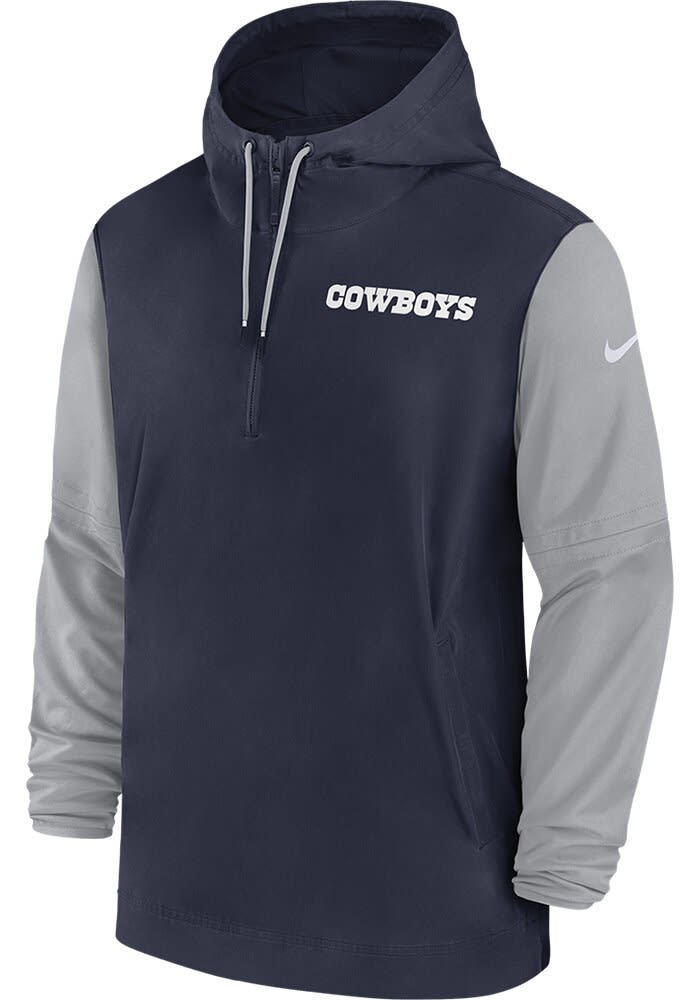 Nike Dallas Cowboys Mens NAVY Sideline Player Lightweight Light