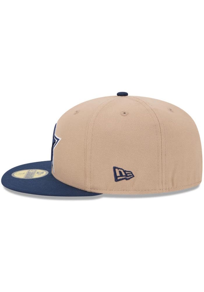 Men's New Era Brown Dallas Cowboys Color Pack Side Patch 9FIFTY