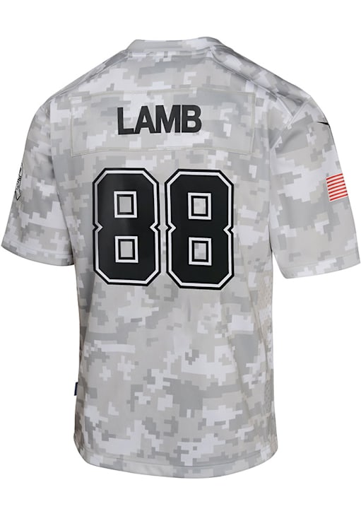 CeeDee Lamb Dallas Cowboys Youth Navy Blue Nike Salute To Service Football Jersey