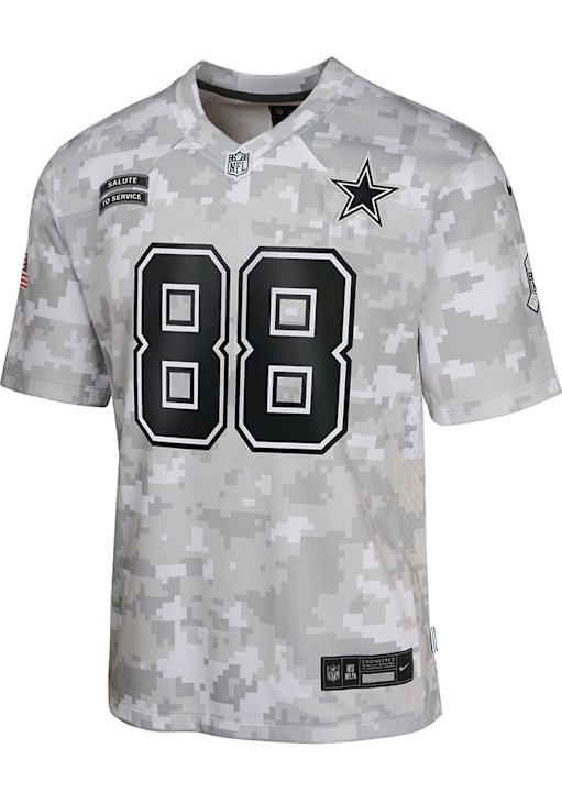 CeeDee Lamb Dallas Cowboys Youth Navy Blue Nike Salute To Service Football Jersey