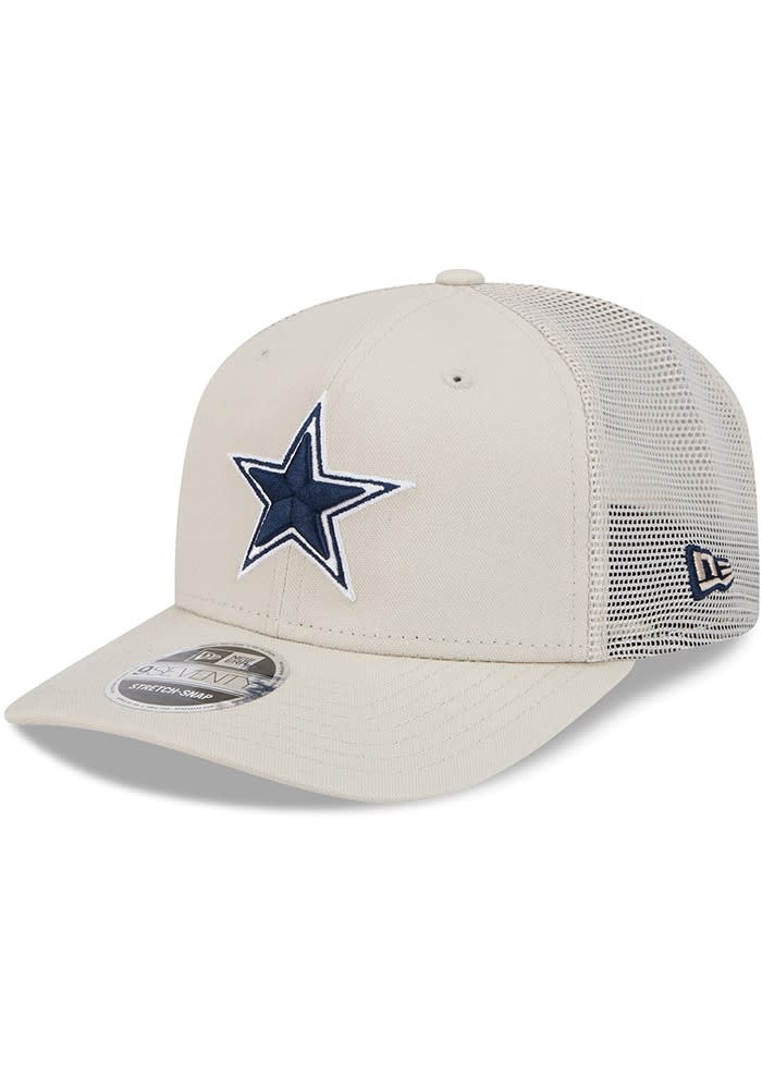 New Era Dallas Cowboys IVORY Canvas Trucker 9SEVENTY