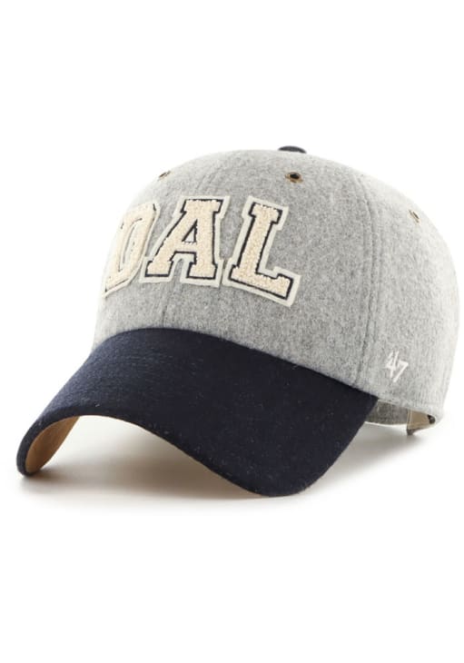 47 Dallas Cowboys Stoney Clover Lane Block Clean Up Adjustable Hat - Grey