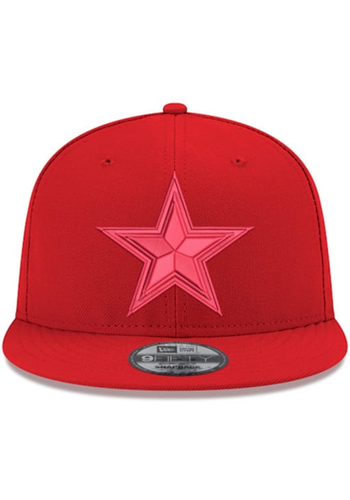 Dallas Cowboys New Era Red Basic 9FIFTY Snapback Hat 41025934