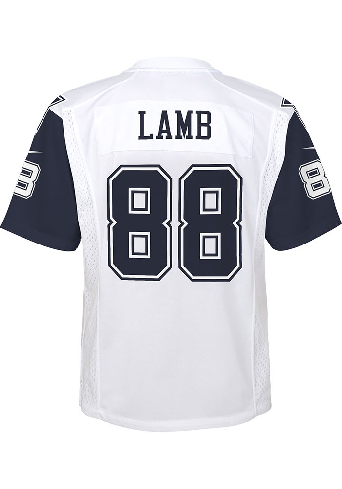 Dallas Cowboys CeeDee Lamb Youth Alt 1 Replica White Nike Football