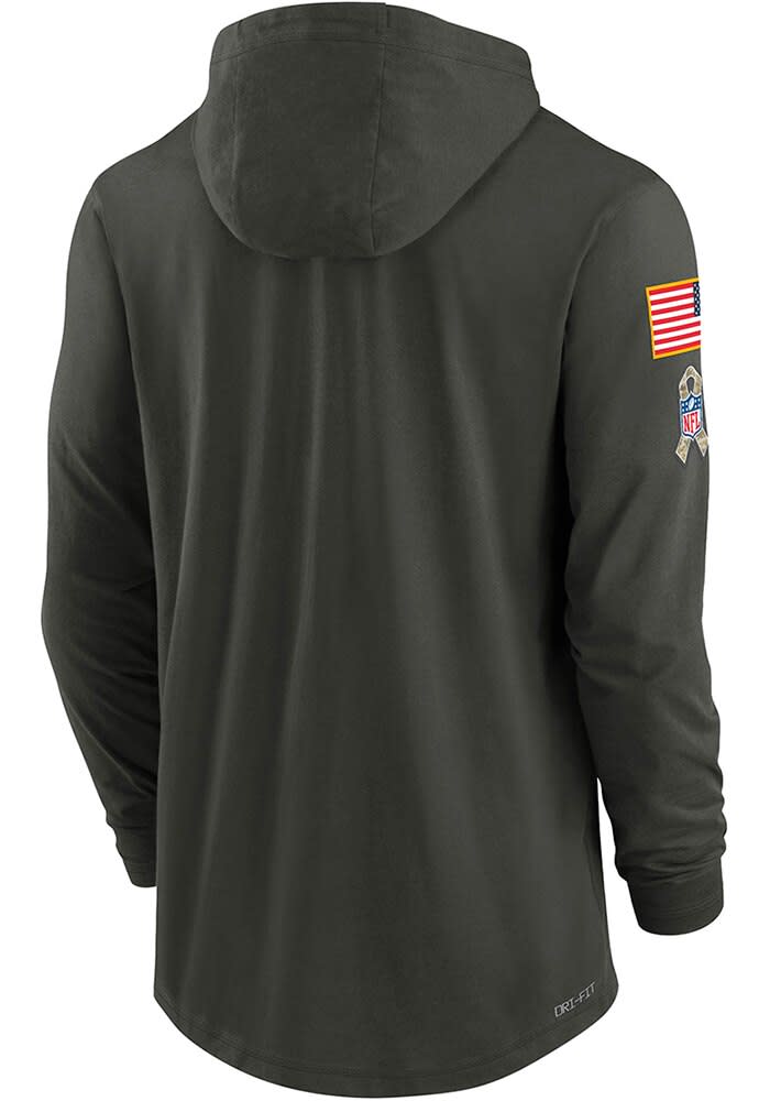 Nike Dallas Cowboys Mens GREEN Salute to Service Lightweight