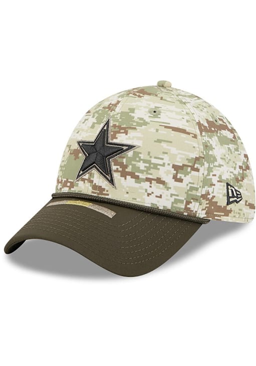 Top Of The World NCAA Salute To USA Military Camo Hat - Auburn Tigers One-Fit Stretch Cap
