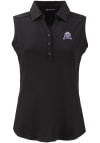 Main image for Womens Northwestern Wildcats Black Cutter and Buck Vault Forge Eco Polo Shirt