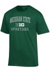 Main image for Michigan State Spartans Green Champion Big Ten Jersey Short Sleeve T Shirt