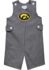 Main image for Toddler Iowa Hawkeyes Black Vive La Fete Gingham Overalls
