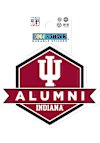Main image for Crimson Indiana Hoosiers 3" Alumni Durable Stickers