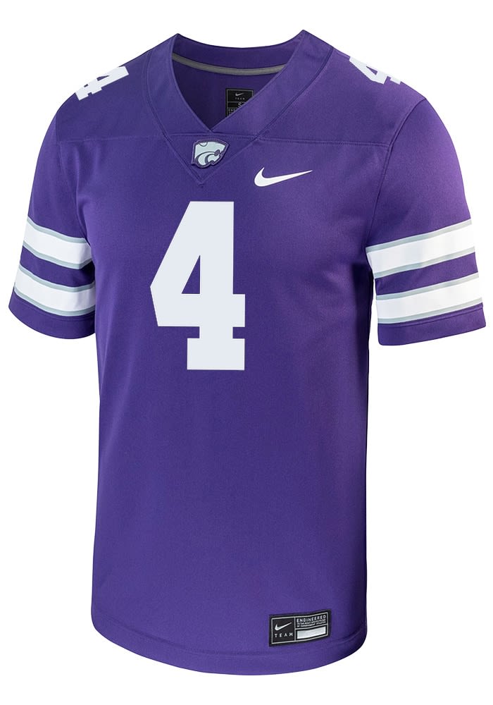 Daniel Cobbs Mens PURPLE K-State Wildcats Football NIL Game