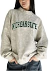 Main image for Womens Green Michigan State Spartans Camo Crew Sweatshirt