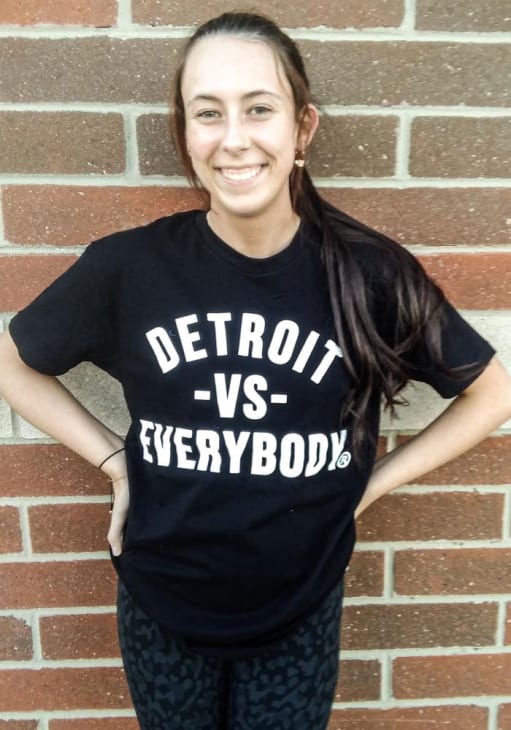 Detroit Vs Everybody Classic Short Sleeve T-Shirt - Black