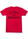 Detroit Vs Everybody Fashion T Shirt - Red