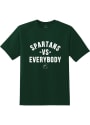 Michigan State Spartans Detroit Vs Everybody Vs Everybody T Shirt - Green