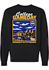 Main image for Mens Black Pitt Panthers Football College Gameday Stadium Crew Sweatshirt