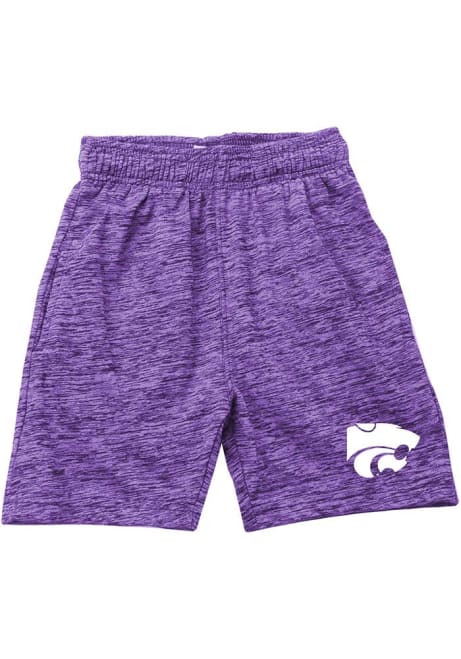 Boys K-State Wildcats Purple Wes and Willy Cloudy Yarn Shorts