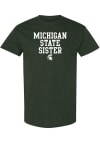 Main image for Michigan State Spartans Basic Block Sister Short Sleeve T-Shirt - Green
