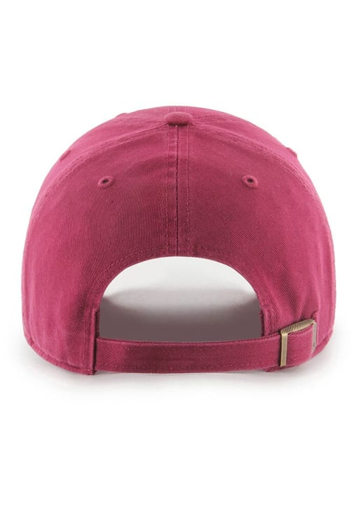 47 Arkansas Razorbacks Omahogs Ballpark Script Shot Clean Up Adjustable Hat - Crimson