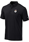 Main image for Mens Washington Huskies Black Columbia Vault Heat Seal Omni Wick Drive Short Sleeve Polo Shirt
