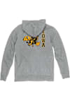 Main image for Mens Grey Iowa Hawkeyes Front Back Laguna Long Sleeve Full Zip Jacket