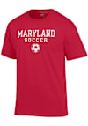 Main image for Maryland Terrapins Red Champion Mens Soccer Short Sleeve T Shirt