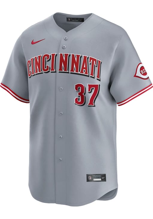 Tyler Stephenson Nike Cincinnati Reds Mens Grey Road Limited Baseball Jersey