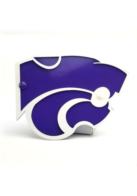 K-State Wildcats Purple Gameday Ironworks Logo Hitch Cover