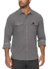 Main image for Mens Charcoal K-State Wildcats Hero Solid Twill Knit Long Sleeve Dress Shirt