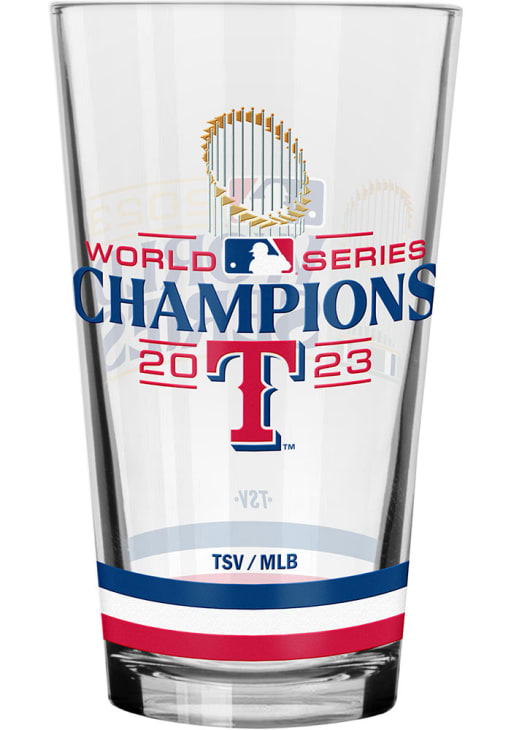 Texas Rangers 2023 World Series Champions 16oz Pint Glass