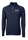 Main image for Mens Drexel Dragons Navy Blue Cutter and Buck Adapt Knit Qtr Zip Pullover