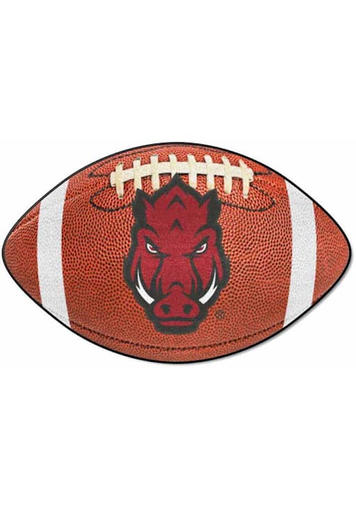 Arkansas Razorback Rug Arkansas Razorbacks Football Alternate Logo Interior Rug BROWN - 429744552