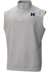 Main image for Mens Michigan Wolverines Grey Columbia Heat Seal Wickham Hills Vest