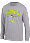 Main image for Mens Oregon Ducks Grey Champion Est Date Dad Jersey Tee