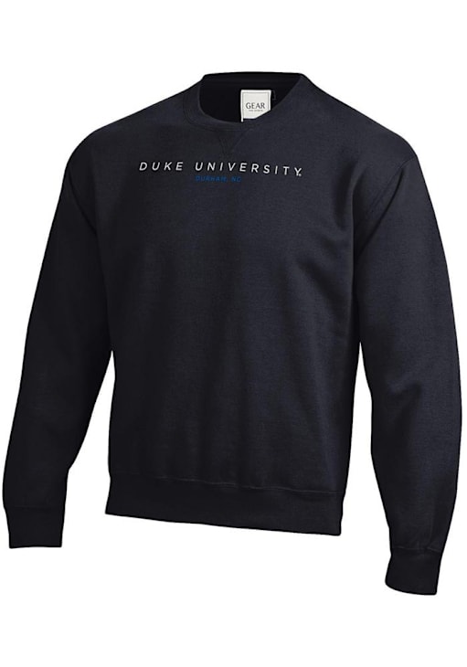 Gear for Sports Duke Blue Devils Mens BLACK Big Cotton Crew