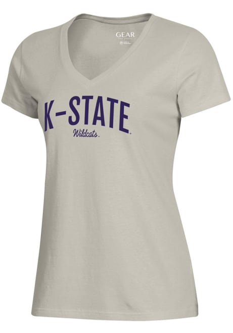 K-State Wildcats Tan Gear for Sports Mia Short Sleeve T-Shirt