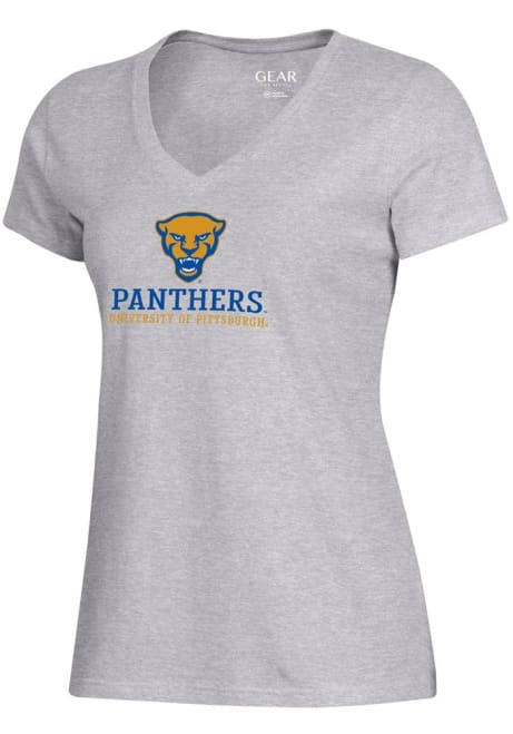 Pitt Panthers Grey Gear for Sports Mia Short Sleeve T-Shirt