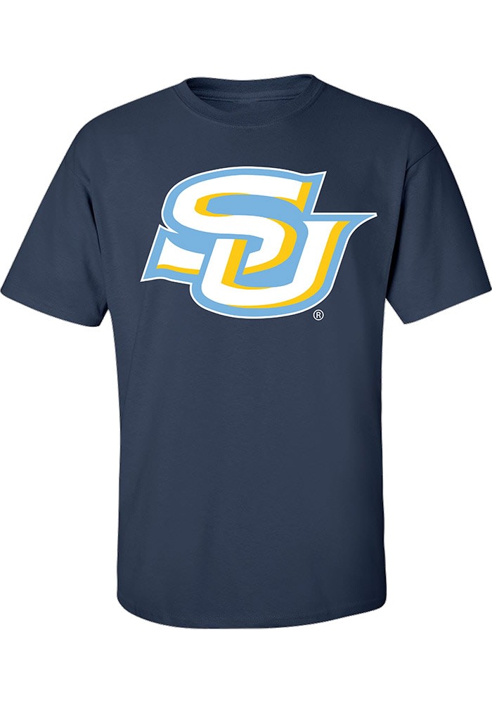 Southern University Jaguars NAVY Interlocking Logo Short