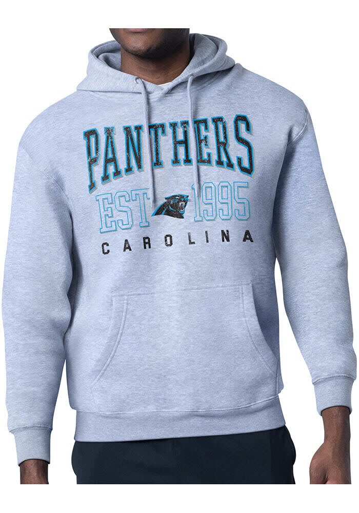 Panthers Starter Football Sweatshirt Grey Carolina Panthers