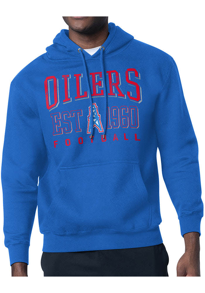 Starter Houston Oilers Mens Retro Hoodie ROYAL