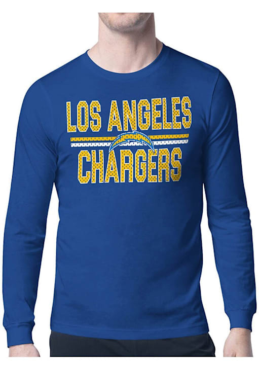 Starter Los Angeles Chargers Mesh Logo Long Sleeve T Shirt ROYAL