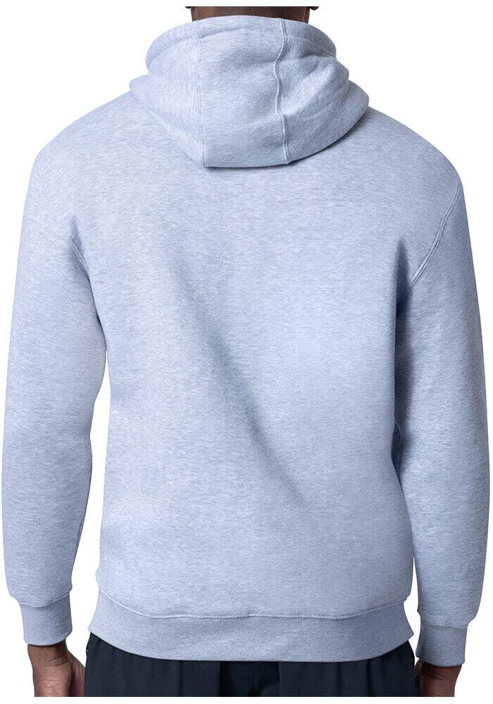 Starter Carolina Panthers Mens HEATHER GREY 80s Logo Hoodie - 43440861