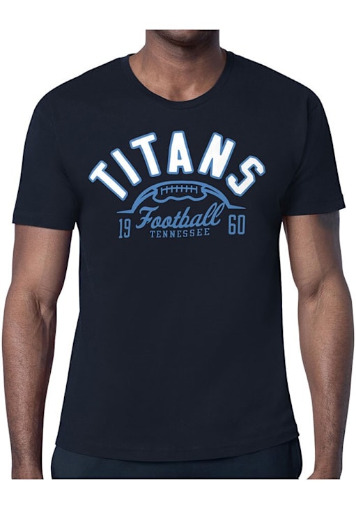 Starter Tennessee Titans NAVY Half Ball Short Sleeve T Shirt