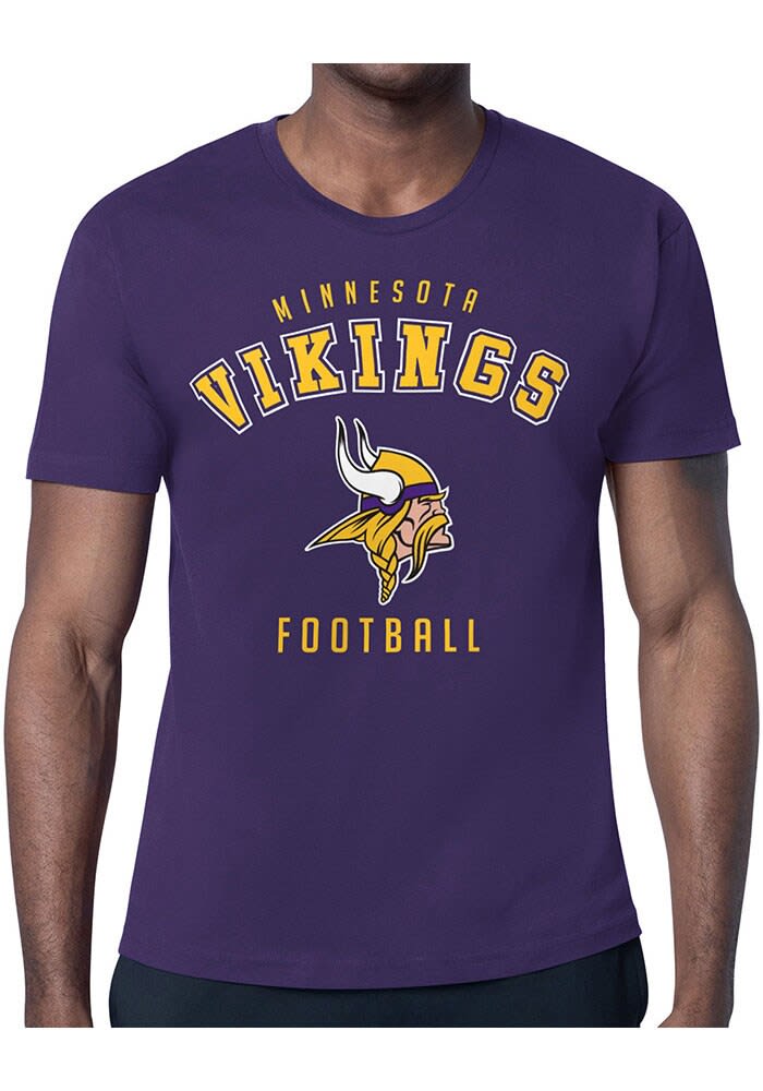 Starter Minnesota Vikings Purple Logo Short Sleeve T Shirt