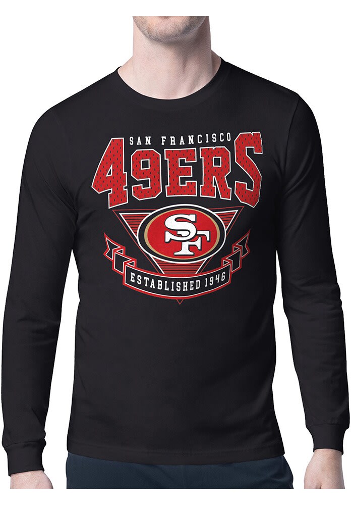 Starter San Francisco 49ers Mesh 80s Logo Long Sleeve T
