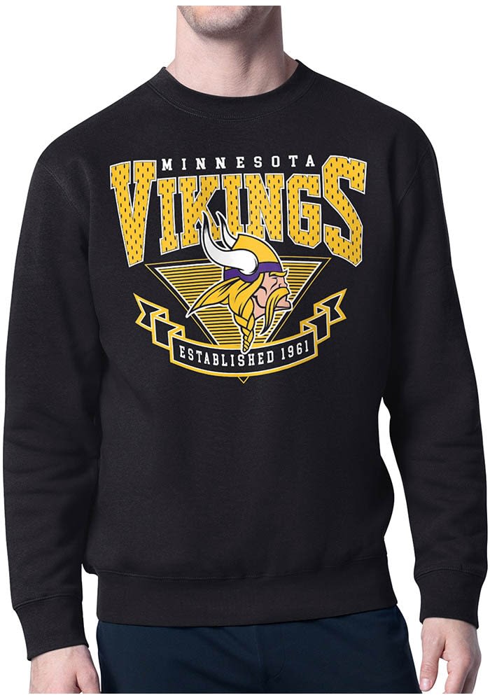 Minnesota vikings black sweatshirt best sale